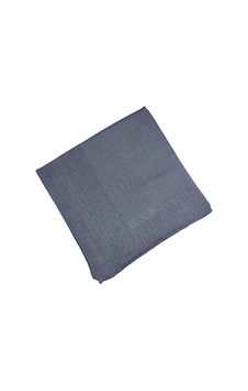 Mısırlı Eşarpları Prenses Monogram Eşarp - 90x90 Cm Gri
