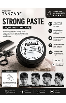 Produkt By Tanzade Strong Hair Paste 145 Ml Profesyonel Saç Şekillendirici Produkt By Tanzade Strong Hair Paste 145 Ml Profesyonel Saç Şekillendirici