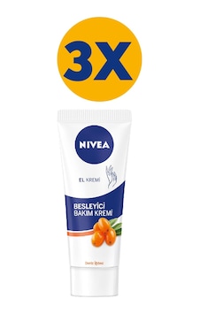 Nivea Deniz Iğdesi ve E Vitamini Besleyici Bakım El Kremi 75 ML x 3 Nivea Deniz Iğdesi ve E Vitamini Besleyici Bakım El Kremi 75 ML x 3