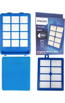 Philips Uyumlu Xb9125/07 Marathon Ön Ve Arka Hepa Filtre Seti