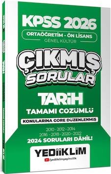 Yediiklim Kpss 2026 Ortaöğretim Önlisans Tarih Konularına Göre Çıkmış Sorular 2024 Soruları Dahil Yediiklim Kpss 2026 Ortaöğretim Önlisans Tarih Konularına Göre Çıkmış Sorular 2024 Soruları Dahil