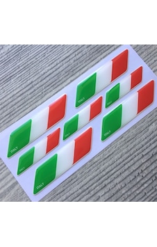 Italyan Bayrağı 3D Sticker Seti 7 Parça (437794538) Italyan Bayrağı 3D Sticker Seti 7 Parça (437794538)