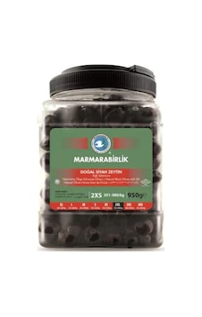 Marmarabirlik Doğal Yağlı Salamura 351-380 KB 2XS Sele Siyah Zeytin Pet 950 G Marmarabirlik Doğal Yağlı Salamura 351-380 KB 2XS Sele Siyah Zeytin Pet 950 G