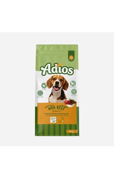 Adios Tam Ve Dengeli Dana Etli Yetişkin Köpek Maması 15 Kg