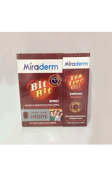 Miraderm Bit Sprey 100 ML + Şampuan + Tarak Miraderm Bit Sprey 100 ML + Şampuan + Tarak