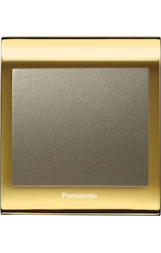 Viko Panasonic Thea Blu Tekli Anahtar Çerçeve Gold+dore, Kapak Dore Viko Panasonic Thea Blu Tekli Anahtar Çerçeve Gold+dore, Kapak Dore