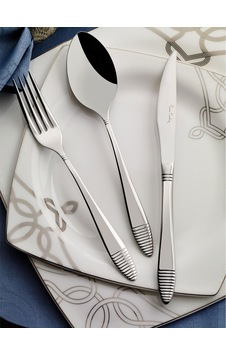 Pierre Cardin Sabre 84 Parça Çatal Bıçak Kaşık Seti Gümüş Pierre Cardin Sabre 84 Parça Çatal Bıçak Kaşık Seti Gümüş