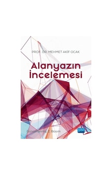 Alanyazın İncelemesi - Mehmet Akif Ocak - Nobel Akademik Yayıncılık Alanyazın İncelemesi - Mehmet Akif Ocak - Nobel Akademik Yayıncılık