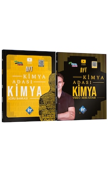 Kimya Adası AYT Kimya Soru Bankası ve Video Ders Kitabı Seti Kimya Adası AYT Kimya Soru Bankası ve Video Ders Kitabı Seti