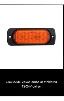 2 Adet 12-24 Volt Çift Sıra Led