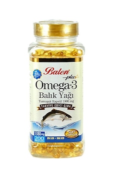 Balen Omega Balık Yağı Yumuşak 1380 MG 200 Kapsül Balen Omega Balık Yağı Yumuşak 1380 MG 200 Kapsül