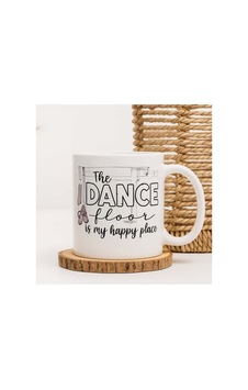 Dance Floor Temalı Kupa Bardak Beyaz Dance Floor Temalı Kupa Bardak Beyaz