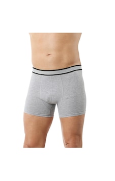 Erkek Pamuklu Likralı Boxer Gri Melanj Kompedan K11226-Grı Melanj Gri Erkek Pamuklu Likralı Boxer Gri Melanj Kompedan K11226-Grı Melanj Gri