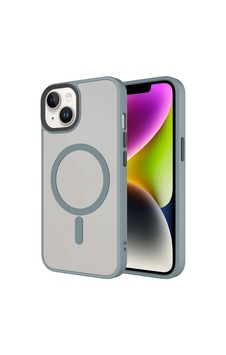 Apple Uyumlu iPhone 14 Plus Kılıf Mat Arka Yüzey Wireless Şarj Özellikli Zore Flet M-safe Kapak Apple Uyumlu iPhone 14 Plus Kılıf Mat Arka Yüzey Wireless Şarj Özellikli Zore Flet M-safe Kapak