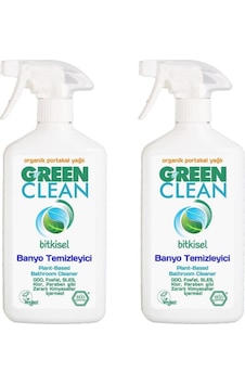 U Green Clean Organik Portakal Yağlı Bitkisel Banyo Temizleyici 2 x 500 ML U Green Clean Organik Portakal Yağlı Bitkisel Banyo Temizleyici 2 x 500 ML