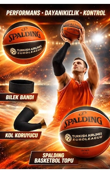 Basketbol Topu Tf150 Euroleague Tf150 Numara +basketbol Kolluğu+havlu Bıleklık Basketbol Topu Tf150 Euroleague Tf150 Numara +basketbol Kolluğu+havlu Bıleklık