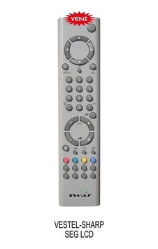 Vestel Uyumlu -Sharp-Seg-Lcd Kumandası Gri Vestel Uyumlu -Sharp-Seg-Lcd Kumandası Gri