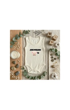 Babysena Anneannesinin Kuzusu Baskılı Kolsuz Kız/erkek Bebek Body 0-3 Yaş Beyaz Babysena Anneannesinin Kuzusu Baskılı Kolsuz Kız/erkek Bebek Body 0-3 Yaş Beyaz