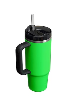 Cooker Yk-1462 Yeşil 900ml Çift Katmanlı Paslanmaz Çelik Termos,pipetli Kapak, Ergonomik Sap, Şık Tasarım Termos Yeşil