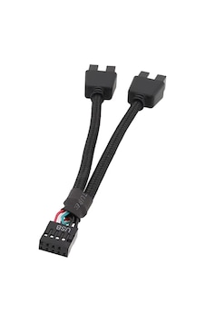 Anakart Usb Çoklayıcı 2.0 9 Pin Başlık Hub Splitter Adaptörü Dönüştürücü