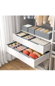 Serstil 8'li Set Antrasit Çekmece İçi Organizer Seti Serstil 8'li Set Antrasit Çekmece İçi Organizer Seti