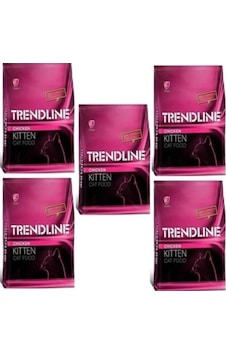 Trendline Kitten Tavuklu Yavru Kedi Maması 5 x 1 KG