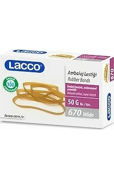 Lacco Ambalaj Lastiği Kod:650 Midi 50gr Lacco Ambalaj Lastiği Kod:650 Midi 50gr