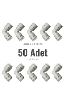 Su Arıtma Cihazı Quick Dirsek L 1/4'' 50 Adet Su Arıtma Cihazı Quick Dirsek L 1/4'' 50 Adet