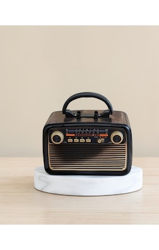 Ahşap Nostaljik Müzik Kutusu Bluetooth Bağlantılı Radyo Led'li Ahşap Nostaljik Müzik Kutusu Bluetooth Bağlantılı Radyo Led'li