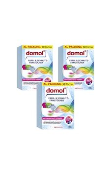 Domol Renk Ayırıcı Mendil Çamaşır Makinesi Için 50'Li X 3 Adet Domol Renk Ayırıcı Mendil Çamaşır Makinesi Için 50'Li X 3 Adet