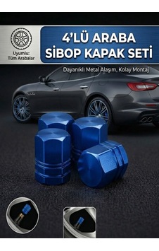 Peugeot 306 Maviffe Uyumlu Sibop Kapağı Mavi 4lü