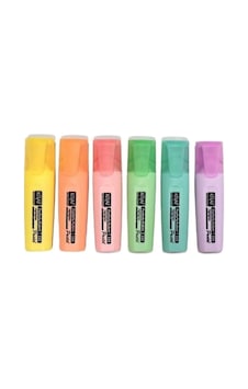 Kraf Fosforlu Kalem Pastel 335 6 Lı Genel Kraf Fosforlu Kalem Pastel 335 6 Lı Genel