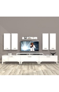 Decoraktiv Ekoflex 8d Slm Silver Tv Ünitesi Tv Sehpası Beyaz Decoraktiv Ekoflex 8d Slm Silver Tv Ünitesi Tv Sehpası Beyaz