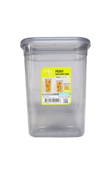 Peggy Kare Saklama Kabı 1,5 Litre Gri Peggy Kare Saklama Kabı 1,5 Litre Gri