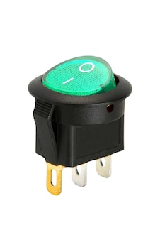 Yuvarlak Işıklı On-off 220 Volt Anahtar Yeşil 3 Pinli Yuvarlak Işıklı Switch 5 Adet Yuvarlak Işıklı On-off 220 Volt Anahtar Yeşil 3 Pinli Yuvarlak Işıklı Switch 5 Adet