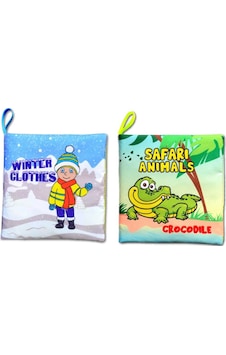 2 Kitap İngilizce Kışlık Giysiler Ve Safari Hayvanları Kumaş Sessiz Kitap E124 E130 - Bez Kitap , Eğitici Oyuncak , Yumuşak Ve Hışırtılı 2 Kitap İngilizce Kışlık Giysiler Ve Safari Hayvanları Kumaş Sessiz Kitap E124 E130 - Bez Kitap , Eğitici Oyuncak , Yumuşak Ve Hışırtılı