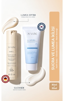Ds V-lıne Sucraex Kore Bariyer Onarıcı Nemlendirici Krem 80 Ml + Lumea Spf50+ Uva Uvb Güneş Koruyucu Krem 50 Ml 2'li Cilt Bakım Seti Ds V-lıne Sucraex Kore Bariyer Onarıcı Nemlendirici Krem 80 Ml + Lumea Spf50+ Uva Uvb Güneş Koruyucu Krem 50 Ml 2'li Cilt Bakım Seti