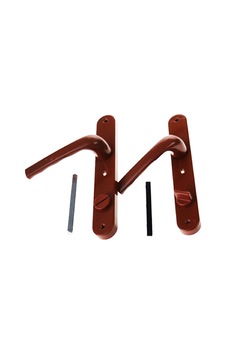 Banyo-wc - Kilitli Kahve Rengi Pvc Kapı Kolu 5570 Diğer