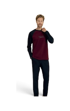 Pijadore Erkek %100 Pamuklu Uzun Kollu Pijama Takımı 2284 Bordo Pijadore Erkek %100 Pamuklu Uzun Kollu Pijama Takımı 2284 Bordo