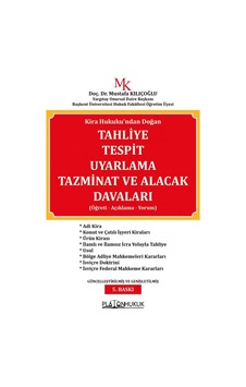 9786258128352 - Tahliye Tespit Uyarlama Tazminat Ve Alacak Davaları