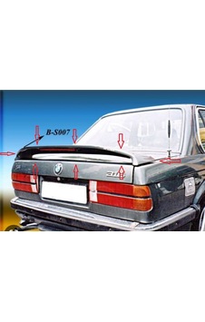 Bmw E30 Bagaj Rüzgarlık Işıklı Boyasız Ham Siyah Fiberclass Bmw E30 Bagaj Rüzgarlık Işıklı Boyasız Ham Siyah Fiberclass