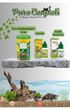 Purecanpati Kara Kaplumbağası Yem,vitamin,kabuk Jel Seti Purecanpati Kara Kaplumbağası Yem,vitamin,kabuk Jel Seti