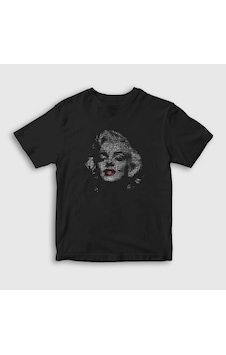 Presmono Unisex Çocuk Face Marilyn Monroe T-shirt Siyah Presmono Unisex Çocuk Face Marilyn Monroe T-shirt Siyah