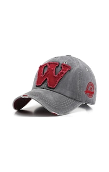 Snapbuy Unisex Beyzbol Şapka - W Nakışlı Hip Hop Snapback Pamuk Ayarordu Yeşilstandarterkek Ordu Yeşil
