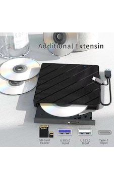 Harici Cd Dvd Okuma Yazma Usb 3.0 Hub Çok Amaçlı External Drive Tf Sd Kart Okuyucu 8in1 Harici Cd Dvd Okuma Yazma Usb 3.0 Hub Çok Amaçlı External Drive Tf Sd Kart Okuyucu 8in1