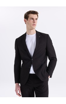 Fabrika Siyah Erkek Slim Fit Çizgili Ceket Napoli- Ft- 2a Fabrika Siyah Erkek Slim Fit Çizgili Ceket Napoli- Ft- 2a