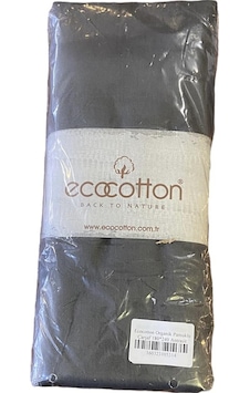 Ecocotton Organik Pamuklu Çarşaf 180 240 Antrasit Ecocotton Organik Pamuklu Çarşaf 180 240 Antrasit