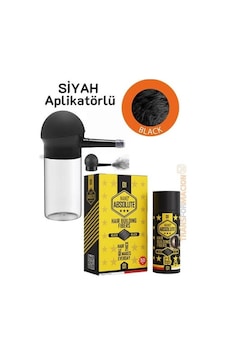 Aplikatörlü Saç Dolgunlaştırıcı Fiber Topik Toz Siyah 50 Gram