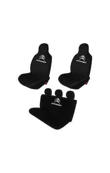 Citroen Berlingo Pratik Servis Kılıfı Ön ve Arka Set Siyah Citroen Berlingo Pratik Servis Kılıfı Ön ve Arka Set Siyah