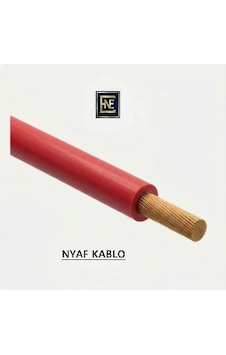 Enfe Elektrik 0,34 Mm² Nyaf Kablo - Çok Telli Esnek Bakır Tesisat Kablosu 5 Metre Rulo Kırmızı Enfe Elektrik 0,34 Mm² Nyaf Kablo - Çok Telli Esnek Bakır Tesisat Kablosu 5 Metre Rulo Kırmızı